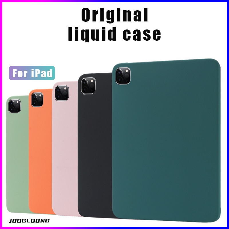 Ốp Lưng Silicone Cho Ipad Air 4 2020 10.9 Inch Pro 11 10.2 8th 7th 6th 5th Gen 9.7 2018 2017 Air 3 2 1 Mini 5 4