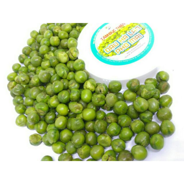 500g đậu hà lan 35k rang sẵn ăn vặt