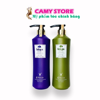 Cặp dầu gội dầu xả Collagen Toco Italia 785ml