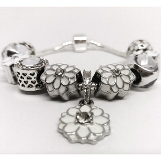 Vòng Charm Hoa Tuyết - Queen Silver