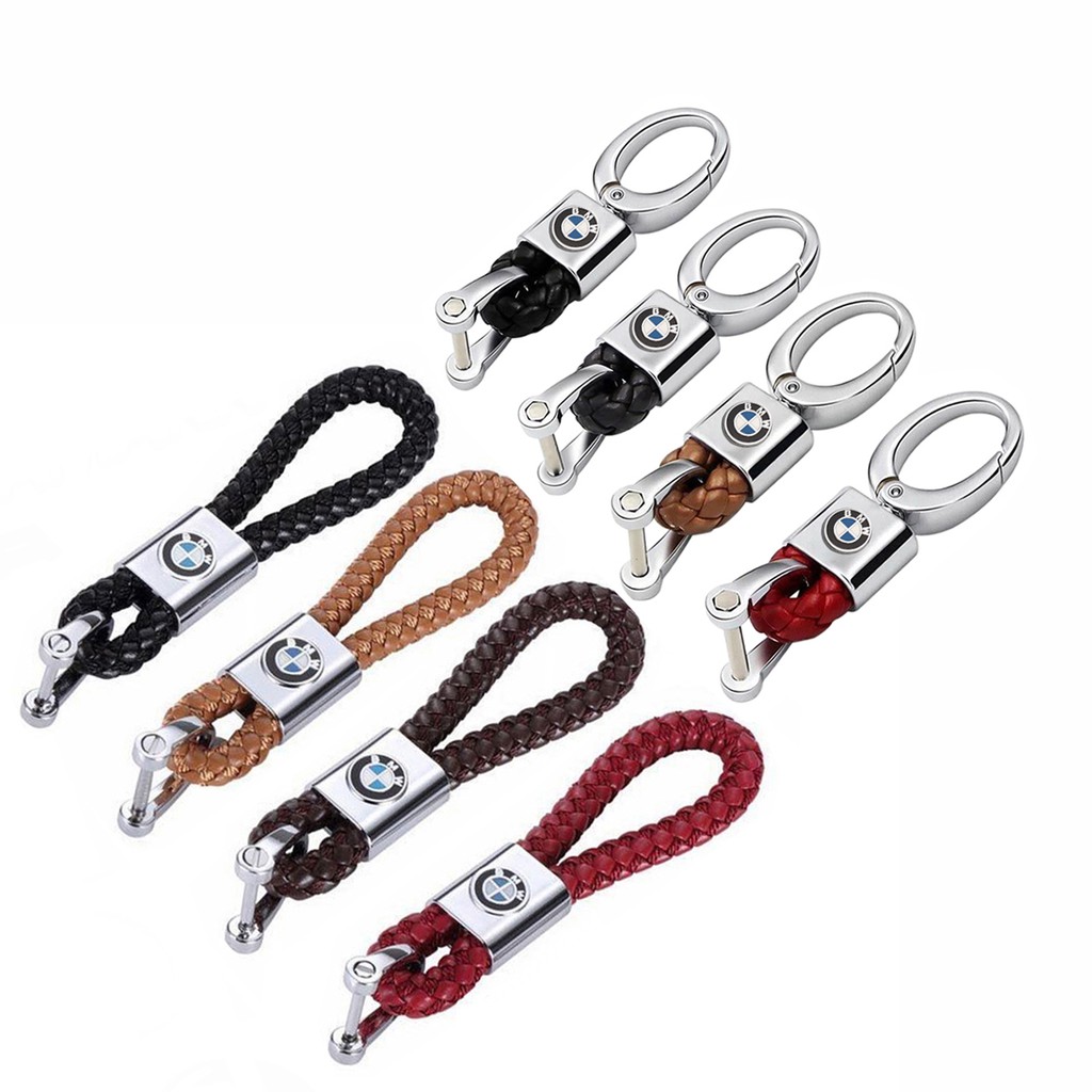CREATIVE Móc Khóa Da Báo Sáng Tạo Cho Xe Hơi Bmw E90 Z4 M3 X5 X1 X3 X6 E60