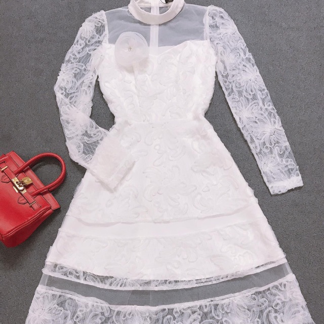 Đầm ren xoè cao cấp