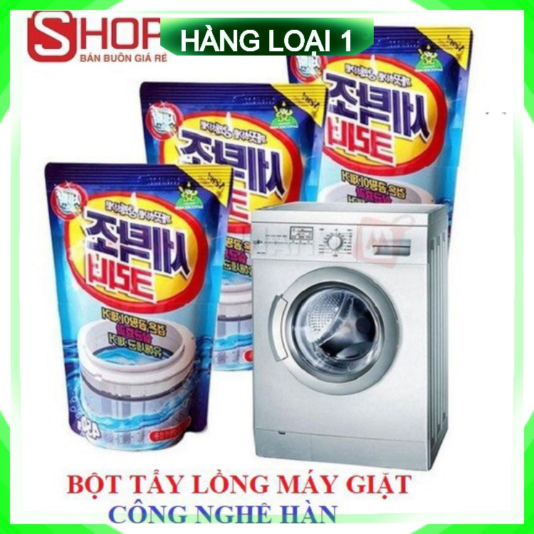 [Nhập Khẩu - Chính hãng] Bột tẩy vệ sinh lồng máy giặt Hàn Quốc sản xuất theo công nghệ Nhật Bản cho quần áo sạch sẽ