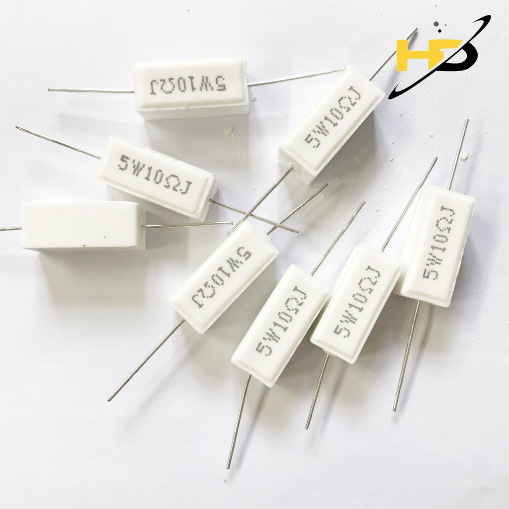 Trở sứ 5W 10 ohm 47 ohm 0.22 ohm 0.33 ohm 5%