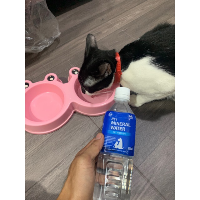 NƯỚC KHOÁNG CẤP ĐẠM &amp; CANXI CHO CHÓ MÈO BOWWOW 500ML
