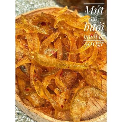 Mứt Vỏ Bưởi Muối Ớt - Siêu Ngon 100G / 250G / 500G