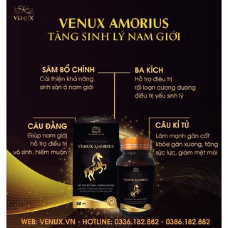 - viên uống tăng cường sức mạnh venux amorius