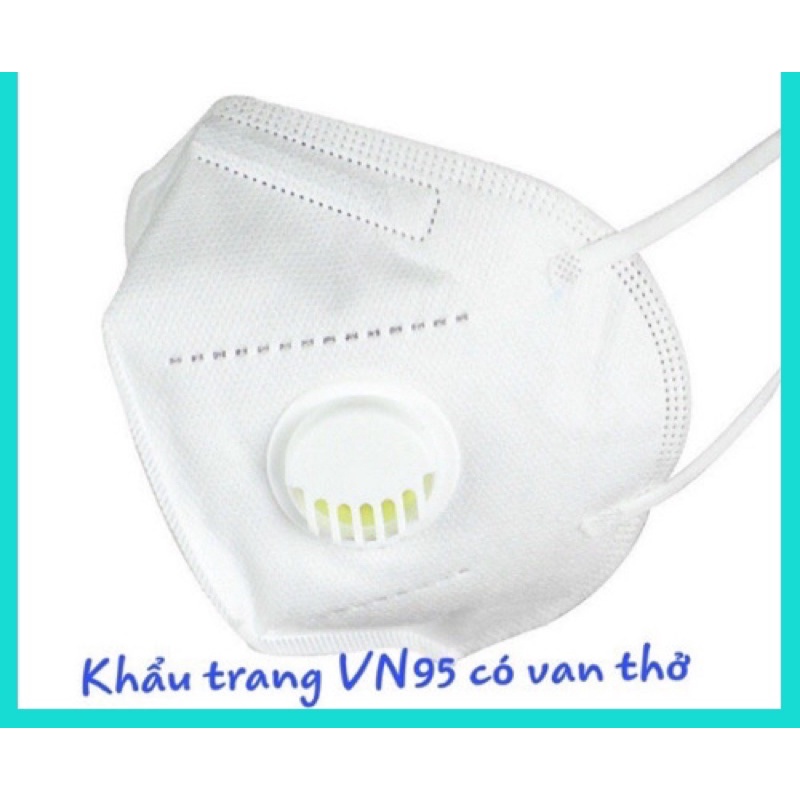 Khẩu trang N95 HM95 có van thở chống bụi mịn PM 2.5