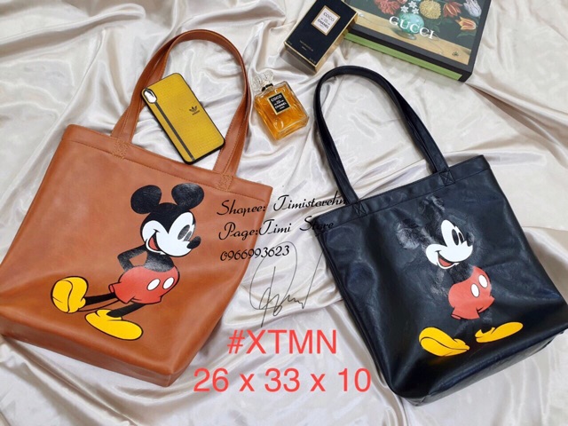 TÚI TOTE BAG, TÚI TO MICKEY VỪA SÁCH VỞ, A4, TÀI LIỆU ĐI HỌC ĐI LÀM