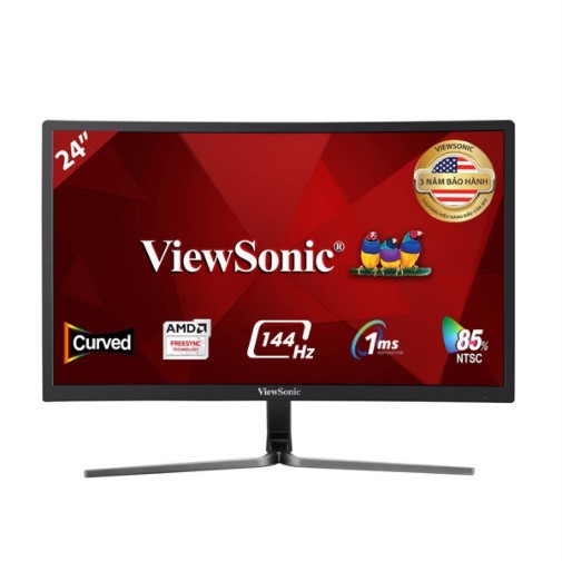 Màn hình Viewsonic VX2458-C-MHD (23.6 inch/FHD/LED/144Hz/1ms/280 nits/DP+HDMI/Cong)