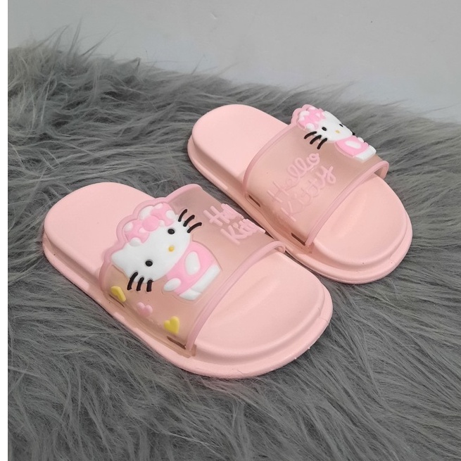 DÉP LÊ MÈO HELLO KITTY  BÉ GÁI ( ĐO CHIỀU DÀI CHÂN BÉ)