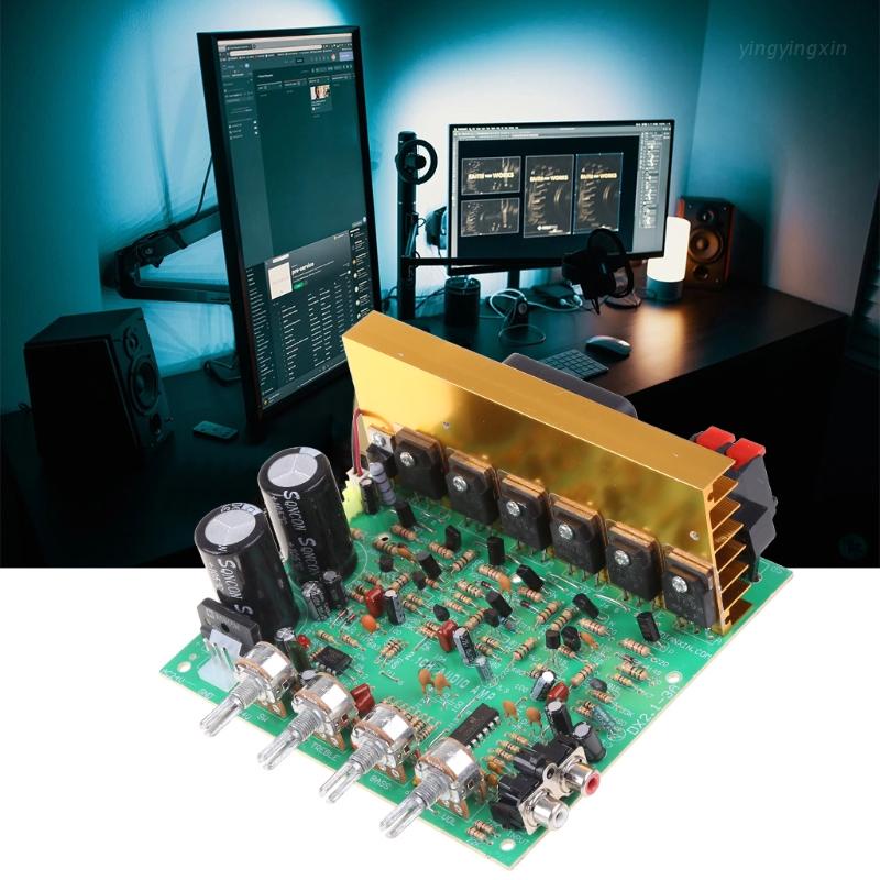 Bảng Mạch Khuếch Đại Âm Thanh 2x100W 2.1 120w RCA Chuyên Dụng Cho Loa