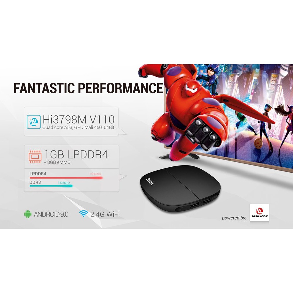 Android TV Box Tanix A3 4K UltraHD Android 10.0