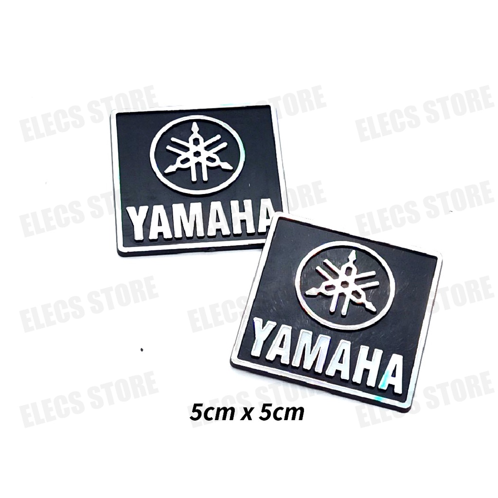 Bộ 2 Tem Loa, Nhãn Mác Dán Thùng Loa, Thùng Sub YAMAHA (Y55)