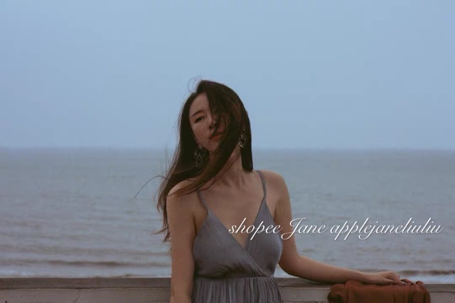 JANE’S sẵn Đầm maxi hở lưng xoè bồng bềnh hai dây quyến rũ SATIN ( kèm ảnh khách) J0248 | BigBuy360 - bigbuy360.vn