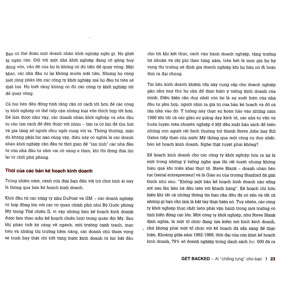 Sách - Get Backed - Ai &quot;Chống Lưng&quot; Cho Bạn