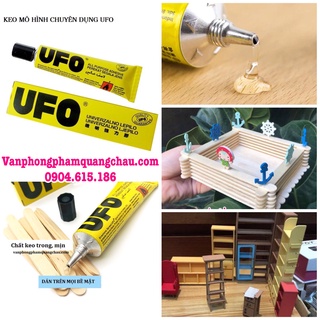 Keo UFO đa năng chuyên dán mô hình gỗ, vải - Trong suốt, nhanh khô, mềm dẻo - 01 tuýp/ 35ml