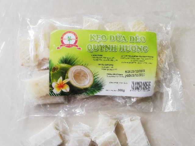 Kẹo dừa dẻo Quỳnh Hương 5 gói x300g