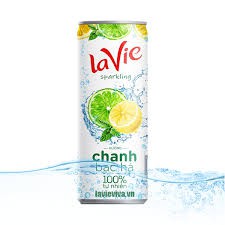 Thùng 24 Lon Nước giải khát có gas LaVie Sparkling