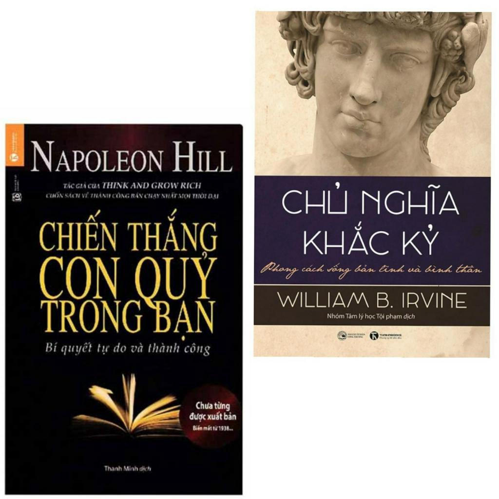 Sách - Combo 2 Cuốn Sách Kĩ Năng Sống Chiến Thắng Con Quỷ Trong Bạn + Chủ Nghĩa Khắc Kỷ (TH)