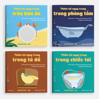 Sách Ehon - Thiên Tài Ngụy Trang - Kích hoạt trí thông minh sáng tạo của bé
