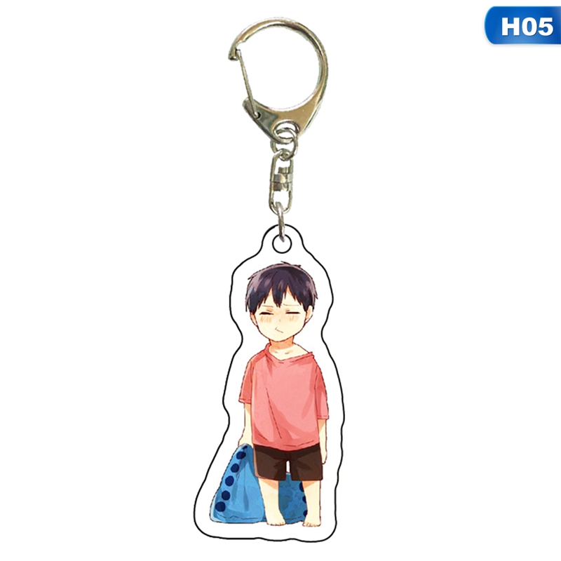 Móc Khóa Nhựa Acrylic Hình Anime Haikyuu Xinh Xắn