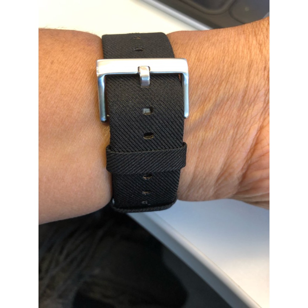 Dây đeo thay thế chất liệu vảu phong cách cổ điển cho đồng hồ thông minh Ticwatch E