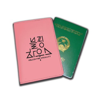 Bóp, ví bọc hộ chiếu Black & Pink style