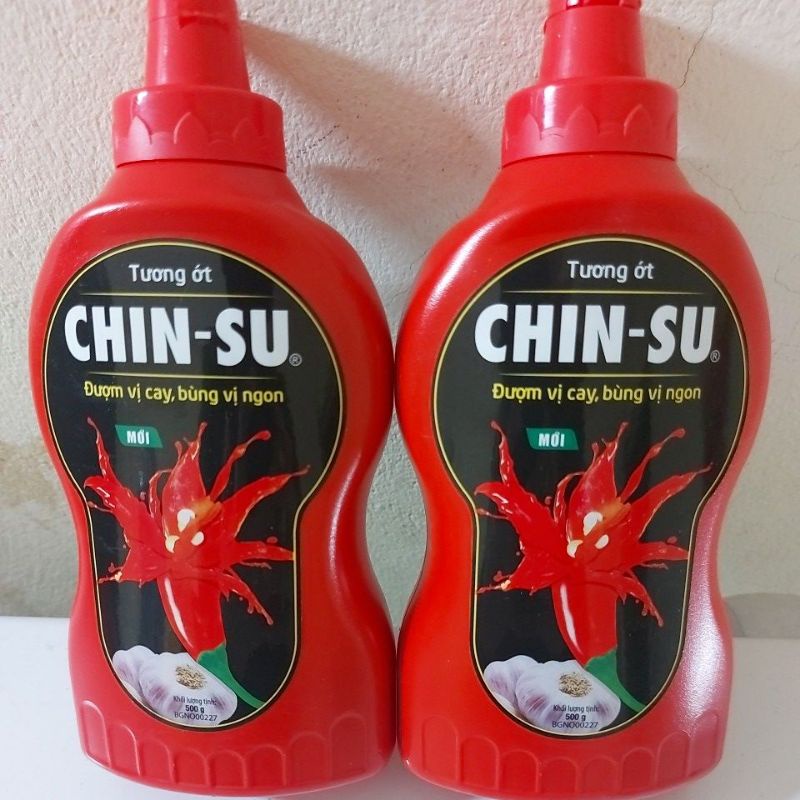 Tương Ớt Chin-Su Tỏi Ớt (1 Chai × 500gram)