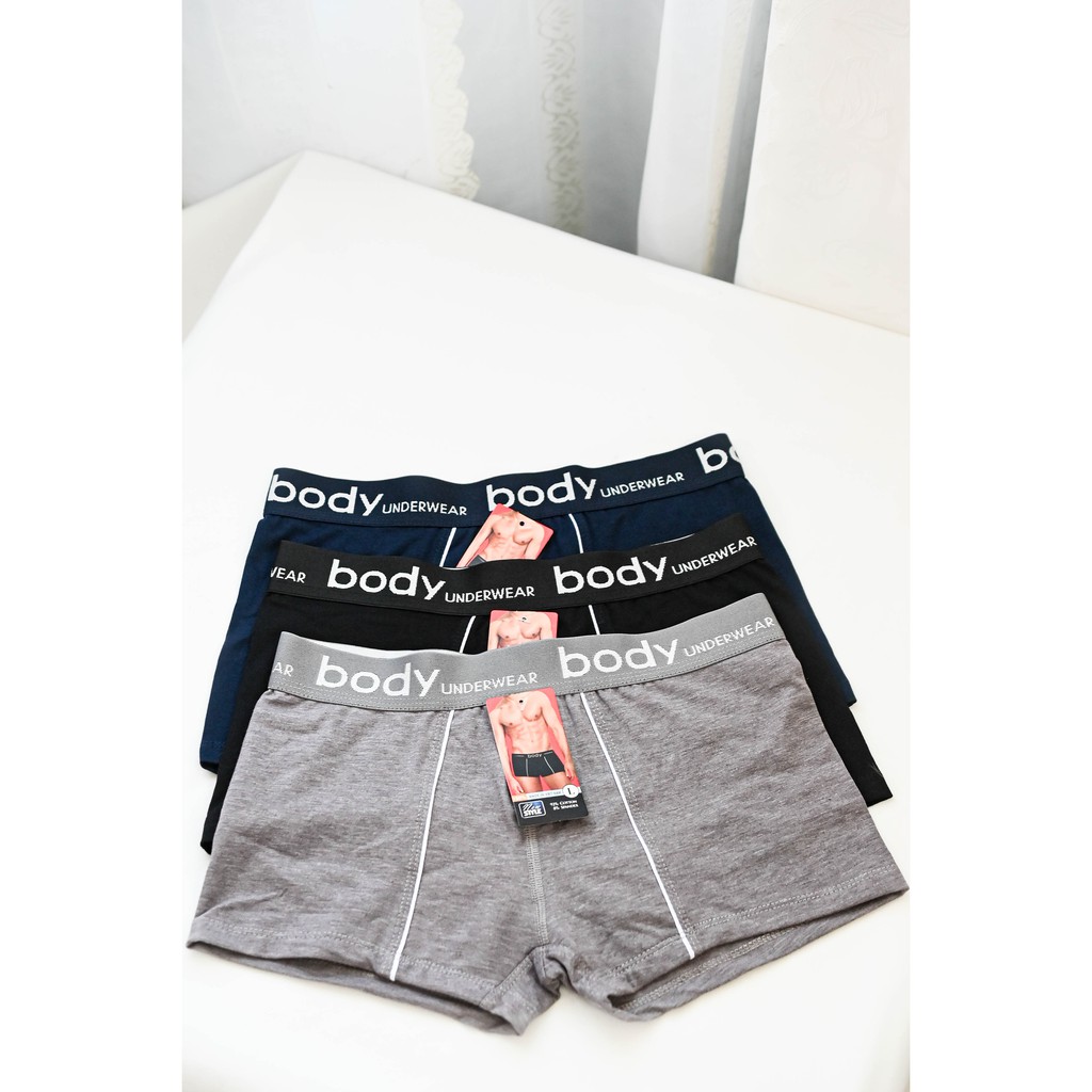 Quần Boxer (lót đùi ) nam Body thun Cotton
