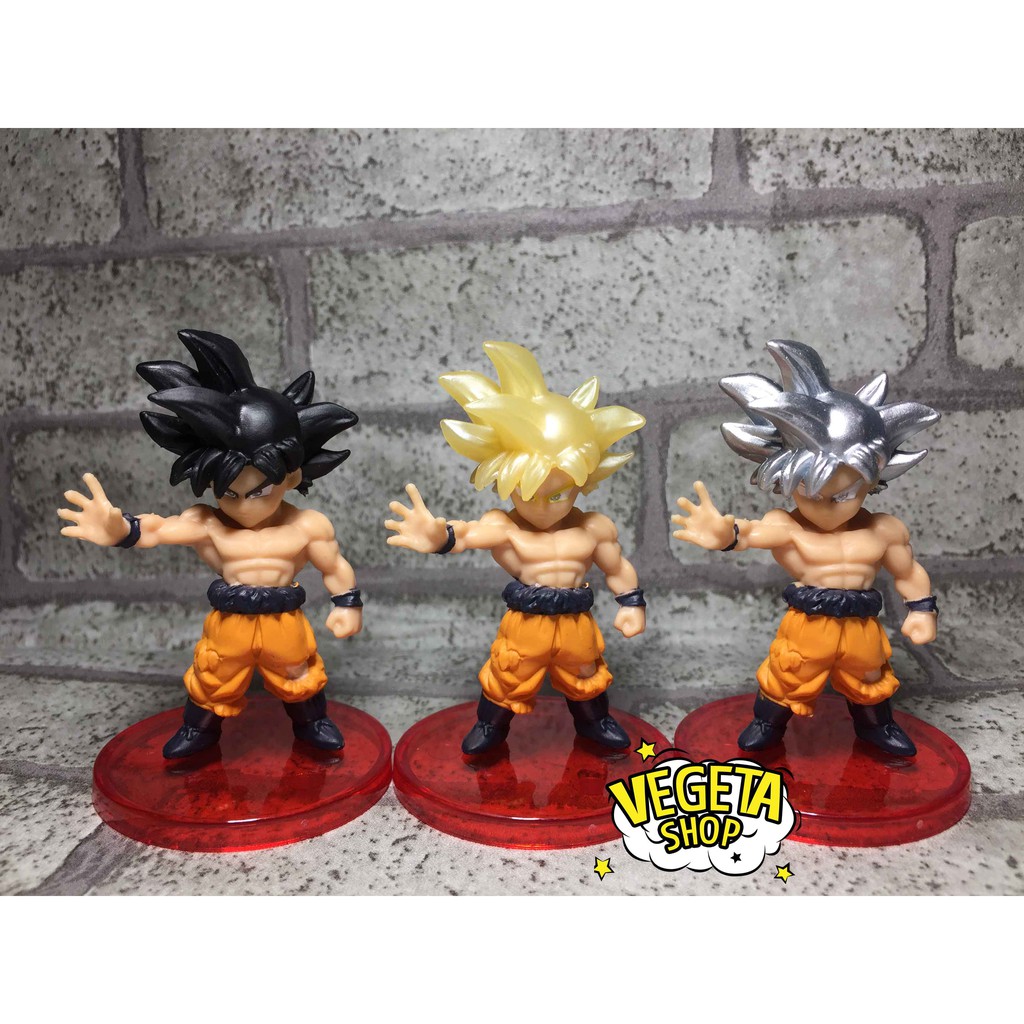 Mô Hình Dragon Ball - Set 3 Mô Hình Songoku Son Goku Ssj Goku Ultra  Instinct Bản Năng Vô Cực Tóc Bạc - Wcf - Cao 7Cm - Mô Hình Nhân Vật |  Bibione.Vn