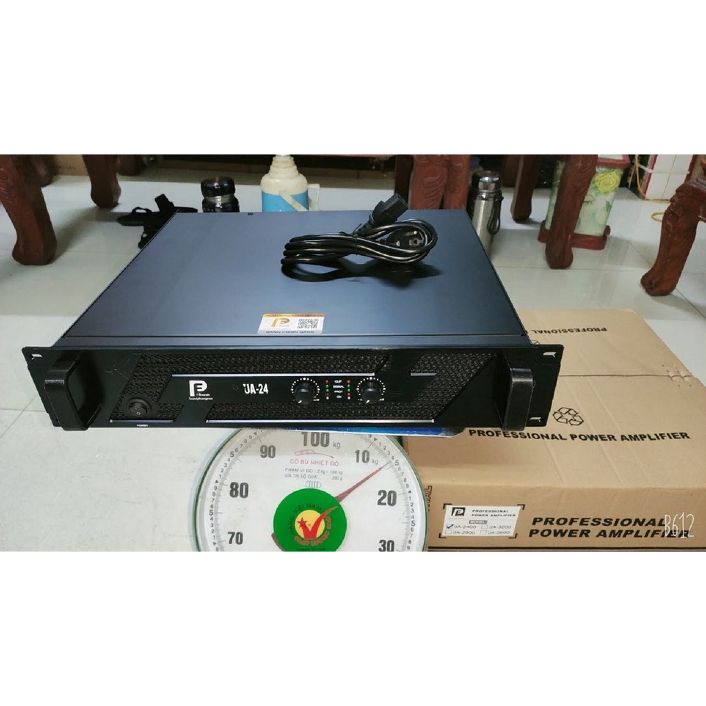 Đẩy Công Suất JA 24 hãng P-Audio Nhật Bản ,Sản xuất tại Đài Loan, 24 sò, chất lượng cao, 1400W max