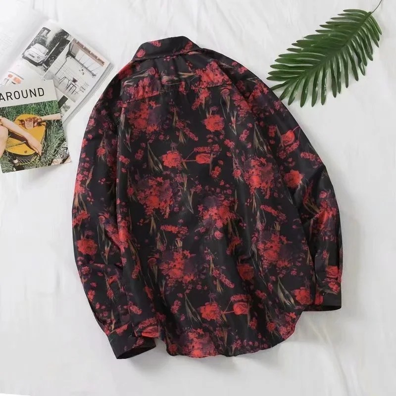 Áo Sơ Mi Tay Dài Thời Trang Cá Tính Phong Cách Châu Âu Cho Nam Size M-3Xl