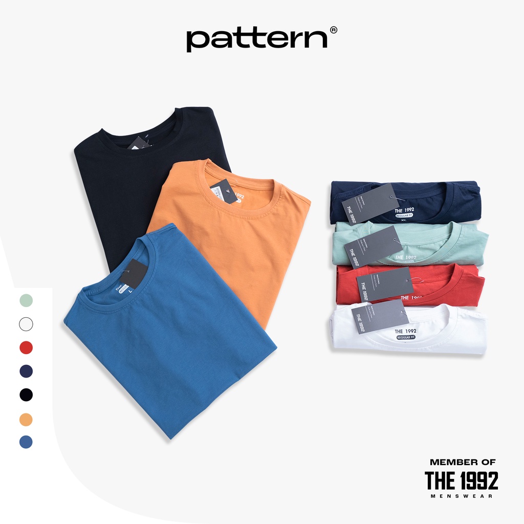 Áo phông basic nam nữ unisex Áo thun trơn cotton premium THE 1992