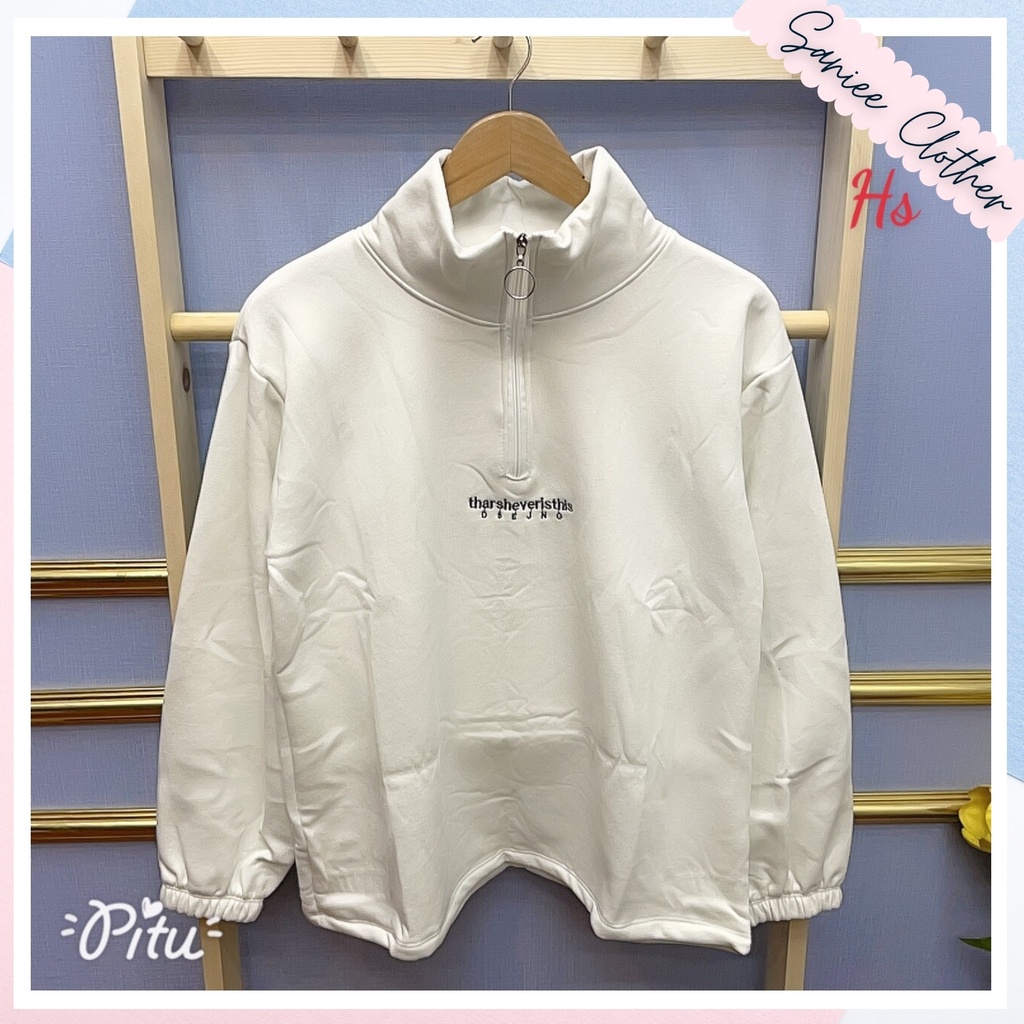 Áo Nỉ Nam Nữ Unisex Chất Dày Lông Thêu Chữ THAR Cổ Lọ Có Khoá Saniee Clother - SP000593 | BigBuy360 - bigbuy360.vn