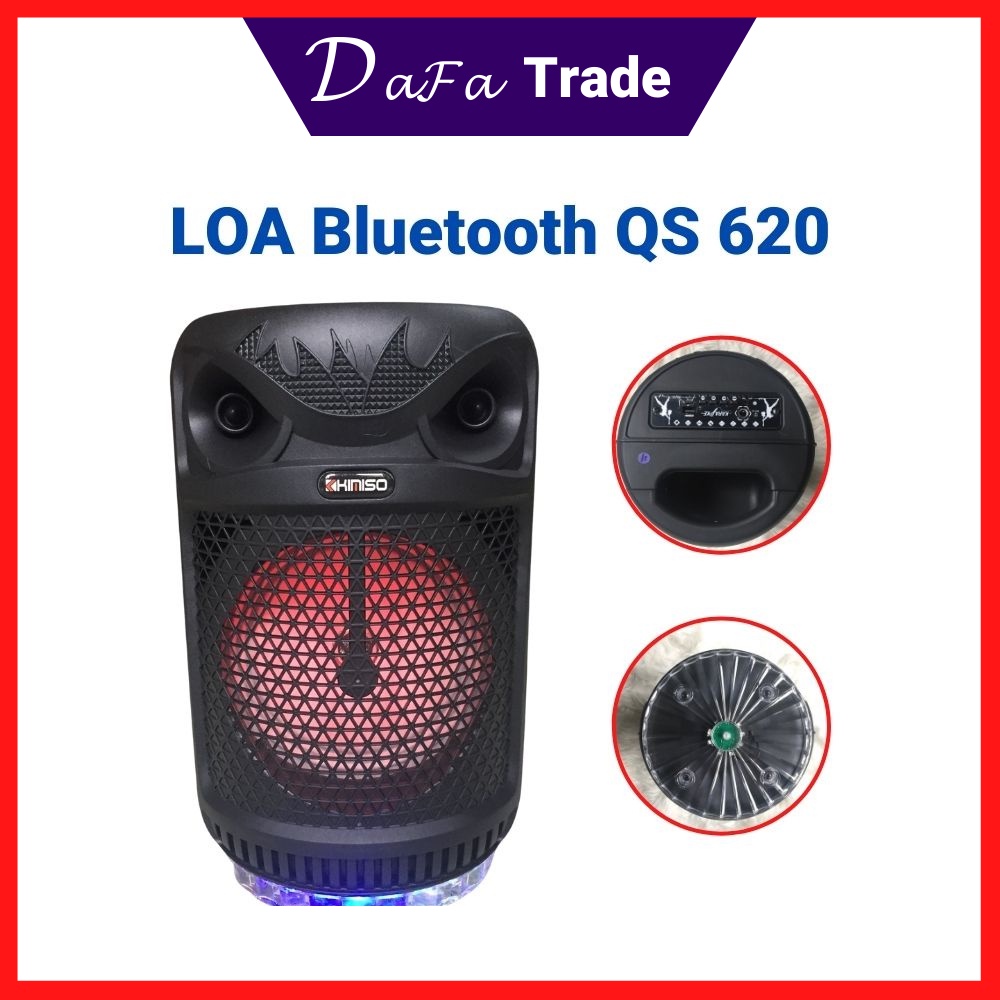 [ Hàng Cao Cấp ] Loa Nghe Nhạc Bluetooth QS620 Cao Cấp Kết Nối Không Dây Cổng USB, Thẻ Nhớ Loa Bass 16cm 3,7V