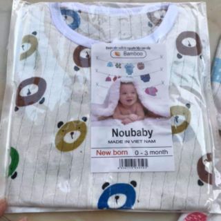 Bộ cotton giấy dài tay cho bé