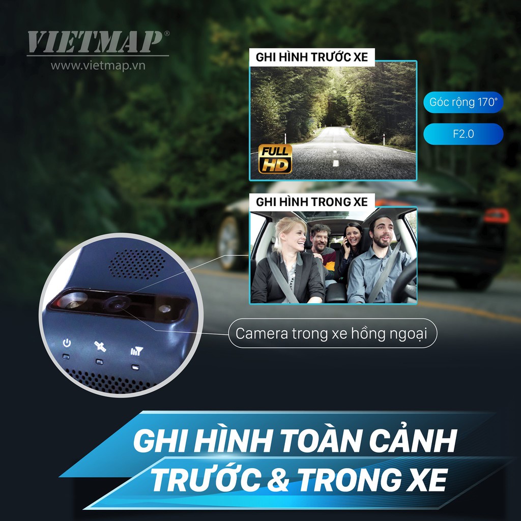 Cam Hành Trình Theo Dõi Trực Tuyến VIETMAP ICAM VM200