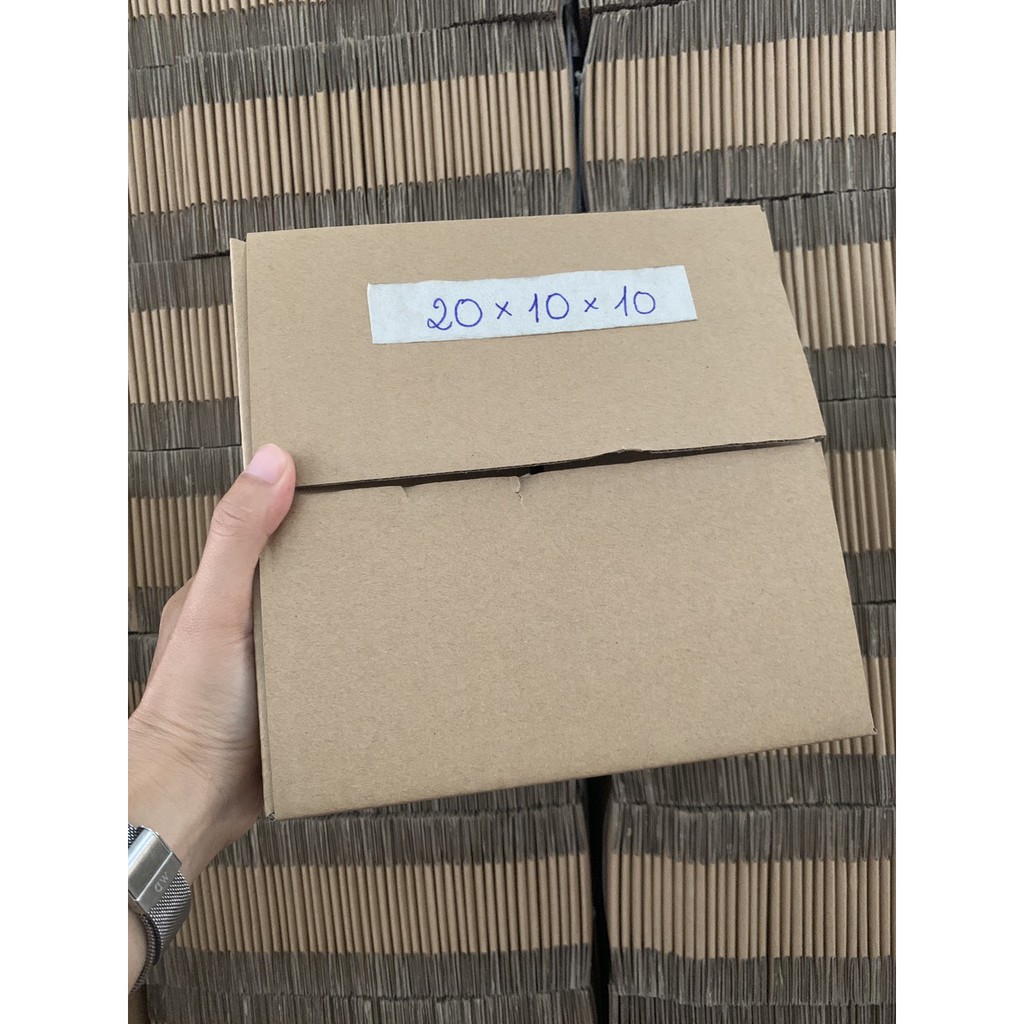 10 HỘP GIẤY 20x10x10 CARTON ĐÓNG HÀNG SHIPCOD-Thùng giấy giá rẻ-Thùng giấy có sẵn-Sỉ lẻ thùng giấy-Xưởng thùng giấy