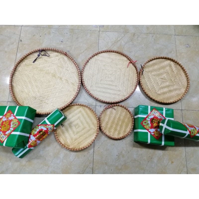 Mẹt Tre Tròn Đựng Đồ Ăn, Làm Mẹt Trang Trí Decor Nhiều Cỡ