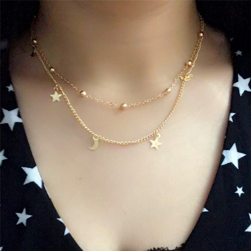 Dây chuyền mạ vàng hình độc đáo cho nữ