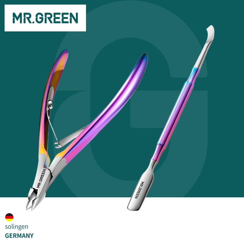 Kềm Cắt Móng Tay Cạo Da Chết Nhiều Màu Sắc mr.green Tuyệt Đẹp
