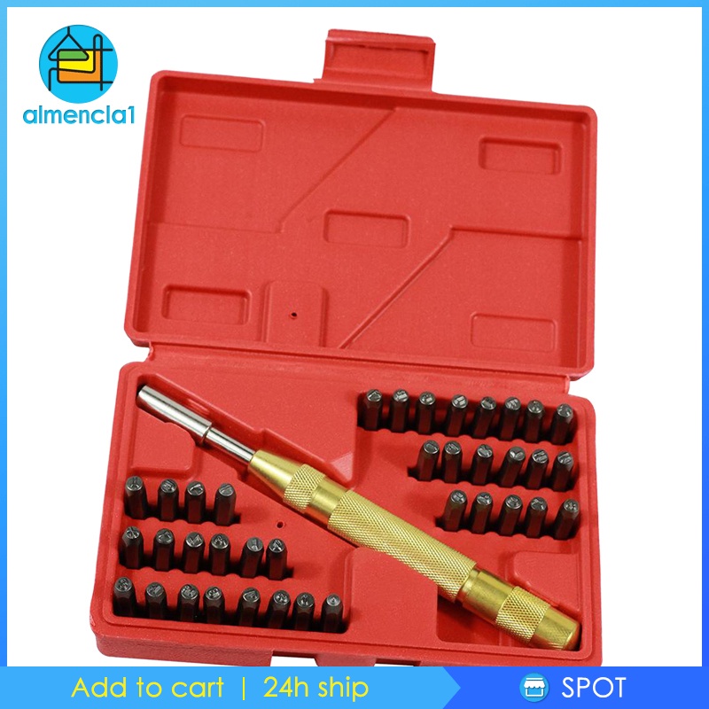 Bộ 38 Dụng Cụ Đục Lỗ Hình Chữ Cái Và Số Dùng Để Làm Đồ Da