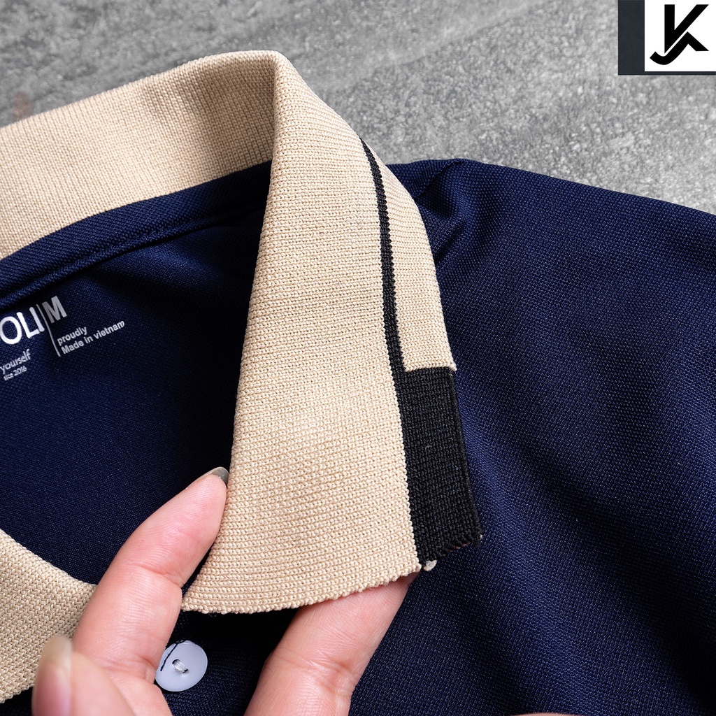 Áo Thun Nam Thiết Kế Cổ Bẻ Phong Cách (Nhiều Màu), Áo Polo gấu Thiết Kế Trang Nhã Thanh Lịch, Vải Cotton Co Giãn 4 Chiều
