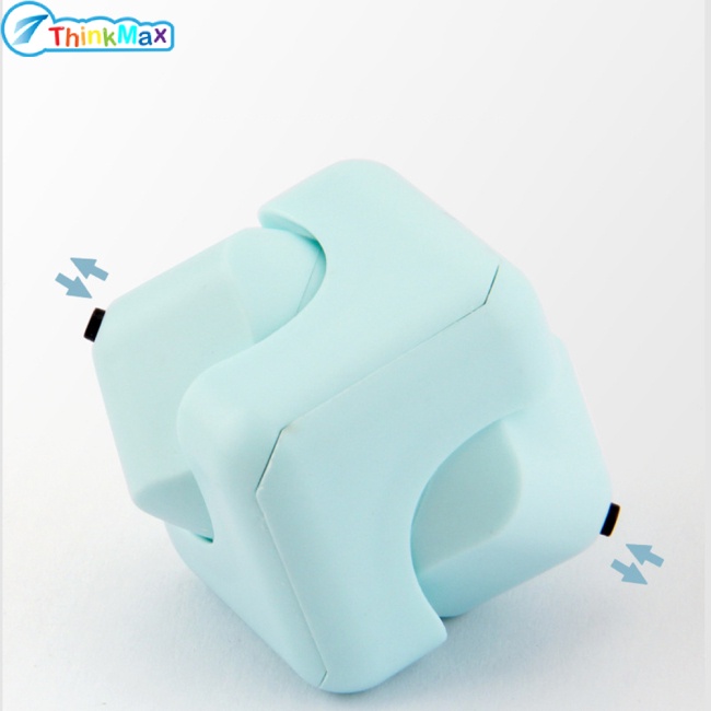 Thinkmax Rubik's Cube vuông lốc xoáy đầu ngón tay con quay/xúc xắc hình vuông ngón tay con quay/giải nén Rubik's Cube ngón tay đồ chơi