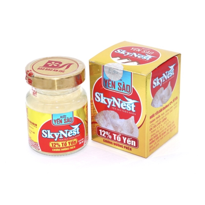 Yến sào hộp quà có 12% yến thật Skynest gồm 6 hủ 70ml, sản phẩm cao cấp bổ sung dinh dưỡng | BigBuy360 - bigbuy360.vn
