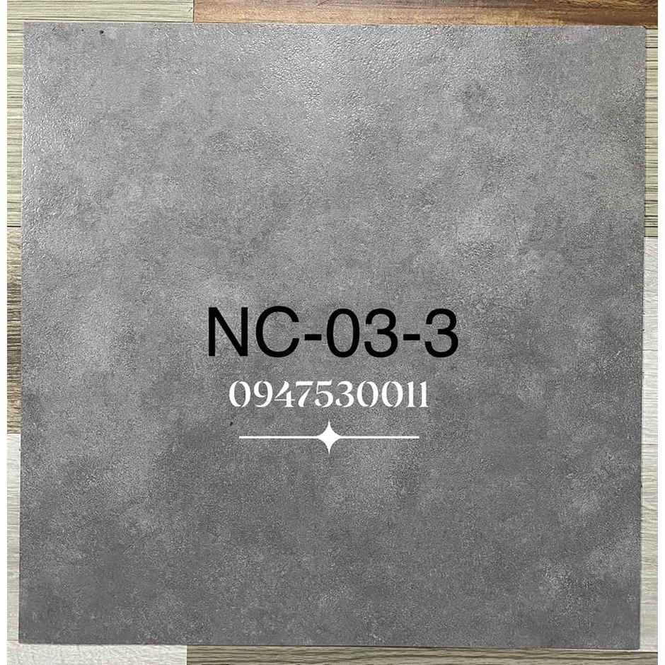 Sàn nhựa có keo sẵn vân xi măng,Kích thước 1 miếng 45.7x4.57cm x 2mm, NC03-03.Nhận thi công.