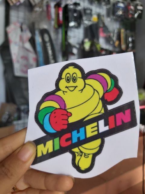 Tem Decal Michelin Nhiều Màu Dán Xe Giá Rẻ #2k/tem