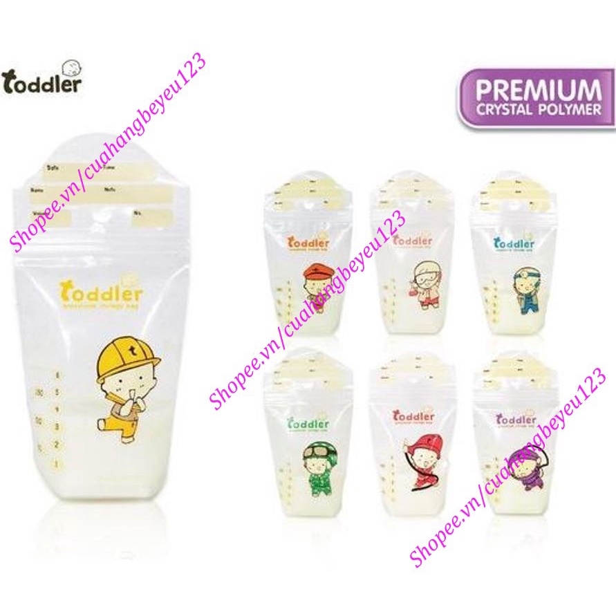 Combo 3 Hộp - 84 túi trữ sữa Mẹ cao cấp 150ml không BPA, không mùi TODDLER (Sản xuất tại Thái Lan)