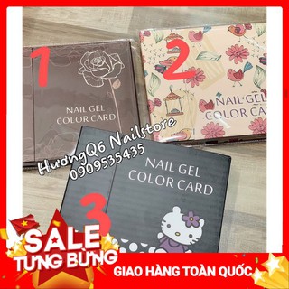 Sổ Gắn Móng Mẫu Làm Bảng Màu Nail 120 Ô Chuyên Dụng Cho Dân Làm Móng